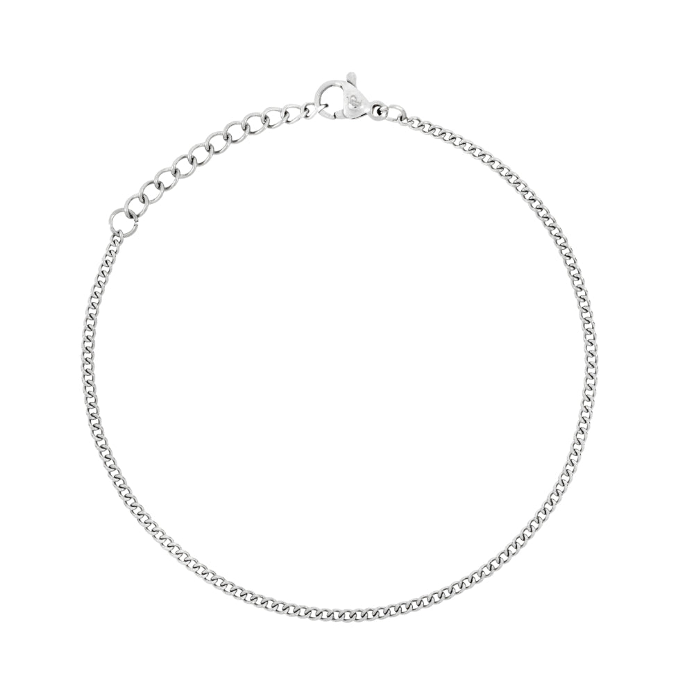 Silver Connell Bracelet (2mm)